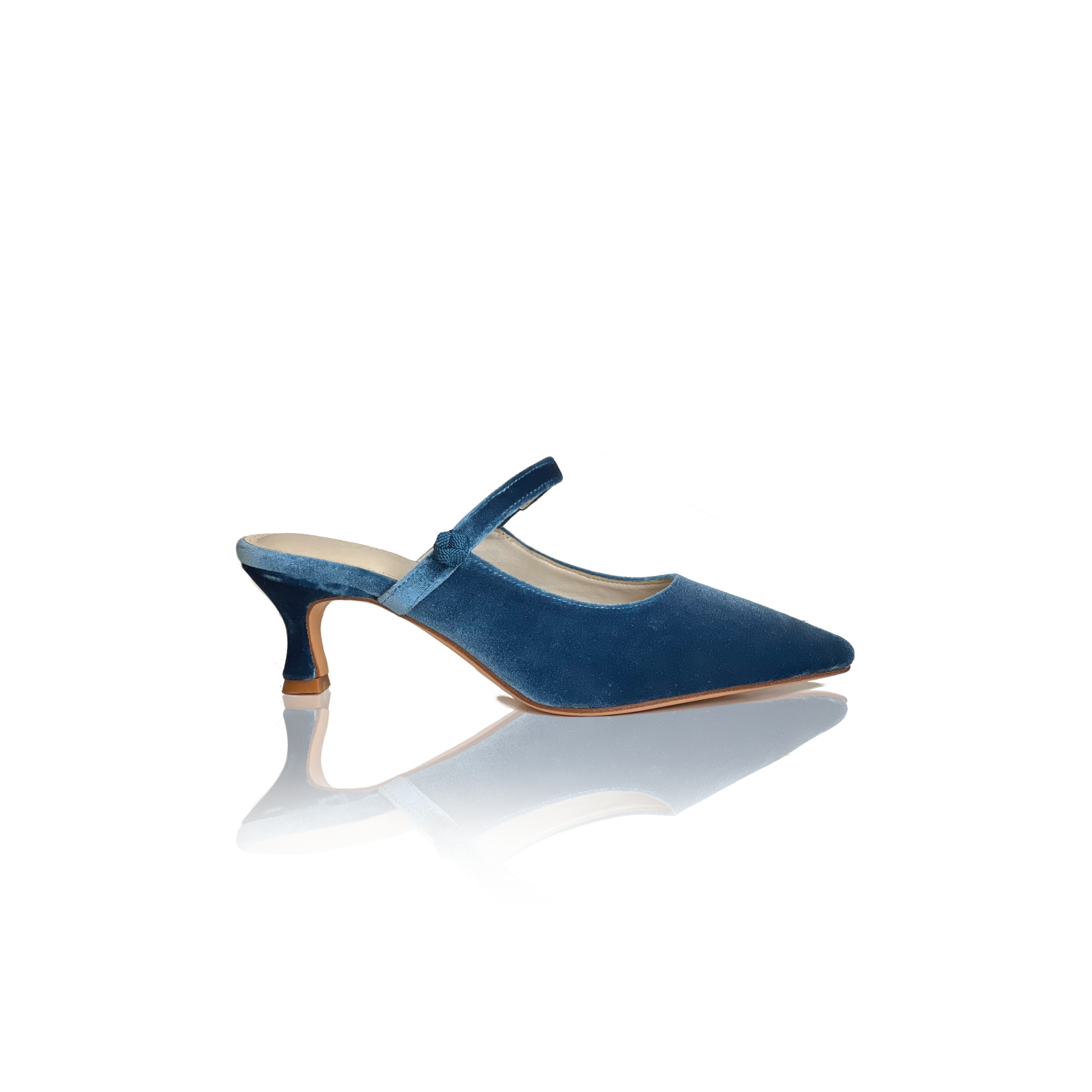 Mules Mary Jane Terciopelo 45