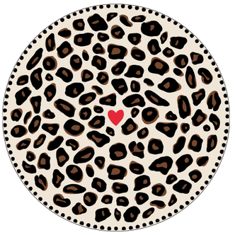 Wild Love Leopard Plate