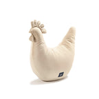 Coussin Poule de Grand-mère Dany Velvet - Sable