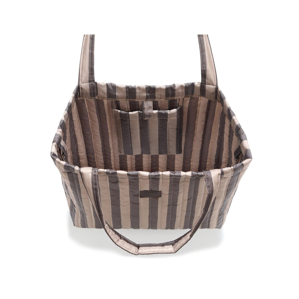 Set de Voyage - Rayures Marron
