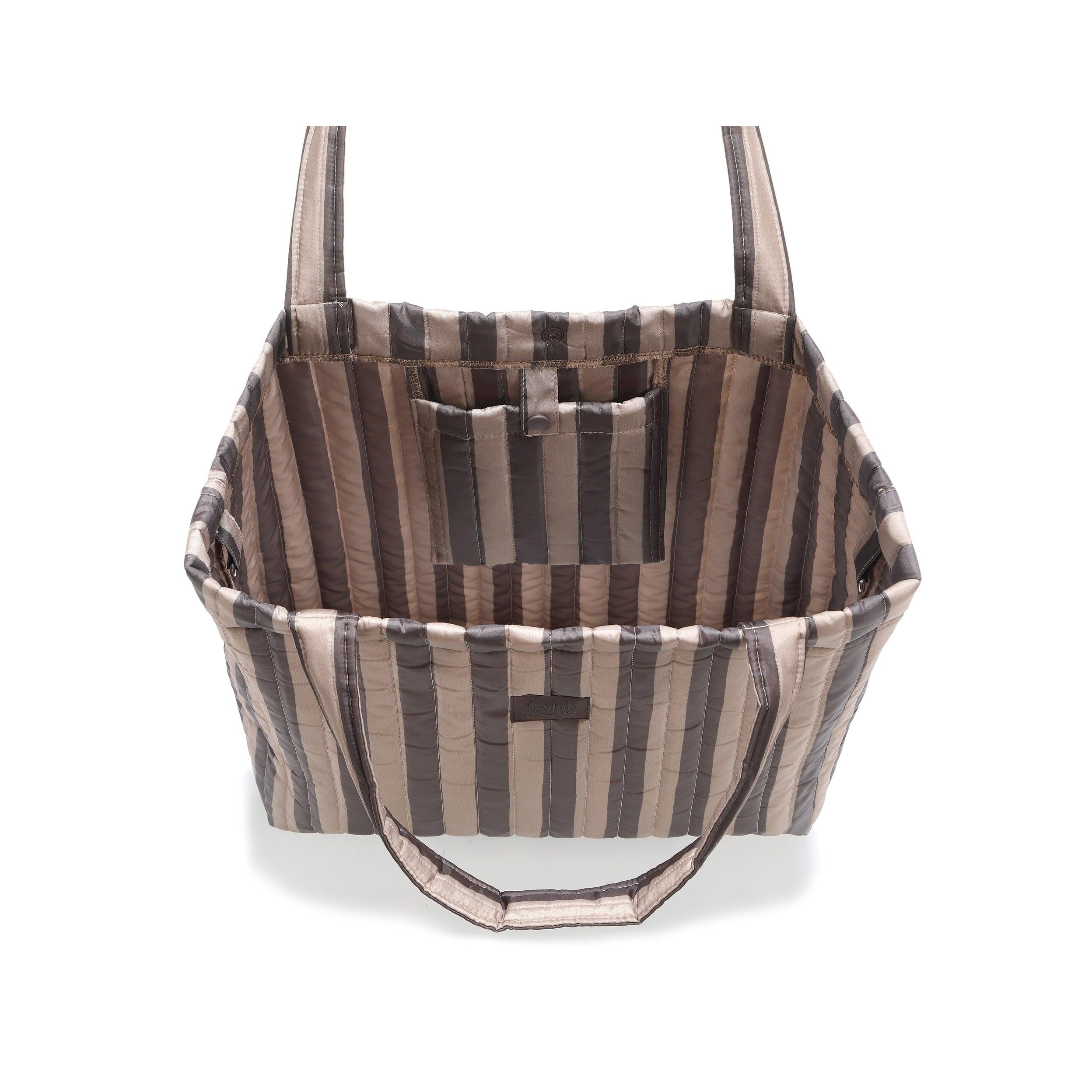 Set de Voyage - Rayures Marron