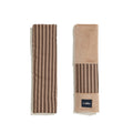 Protège Ceinture Bébé Coton Velvet - Rayures Marron
