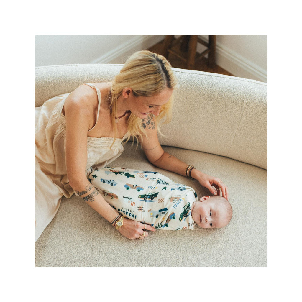 Bamboo Swaddle Blanket - Grand Prix