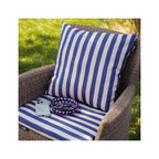 Outdoor Cushion - Navy Stripes