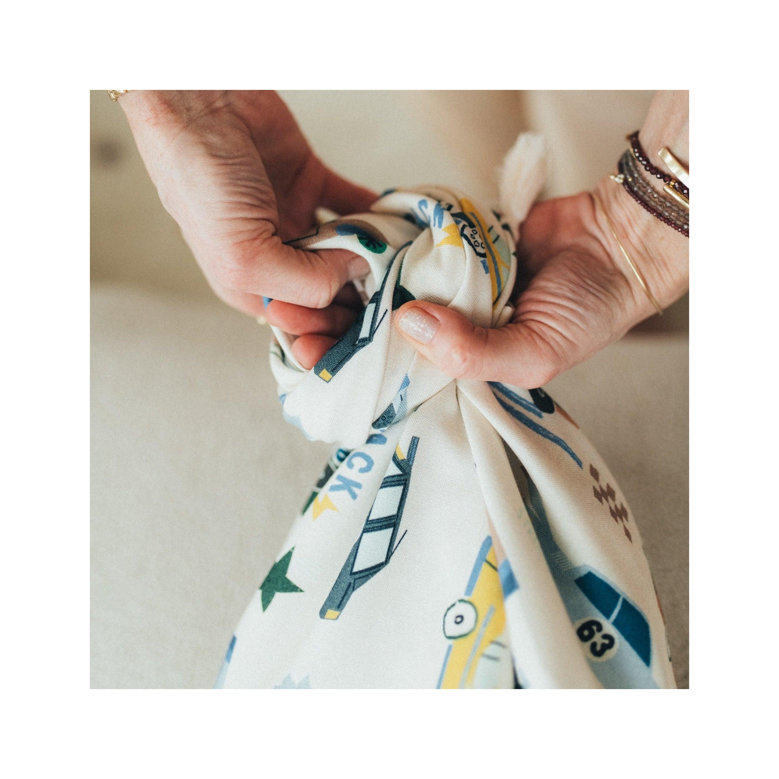 Bamboo Swaddle Blanket - Grand Prix