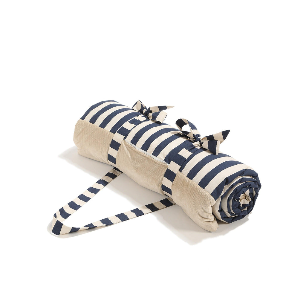 Picnic Blanket - Navy Stripes
