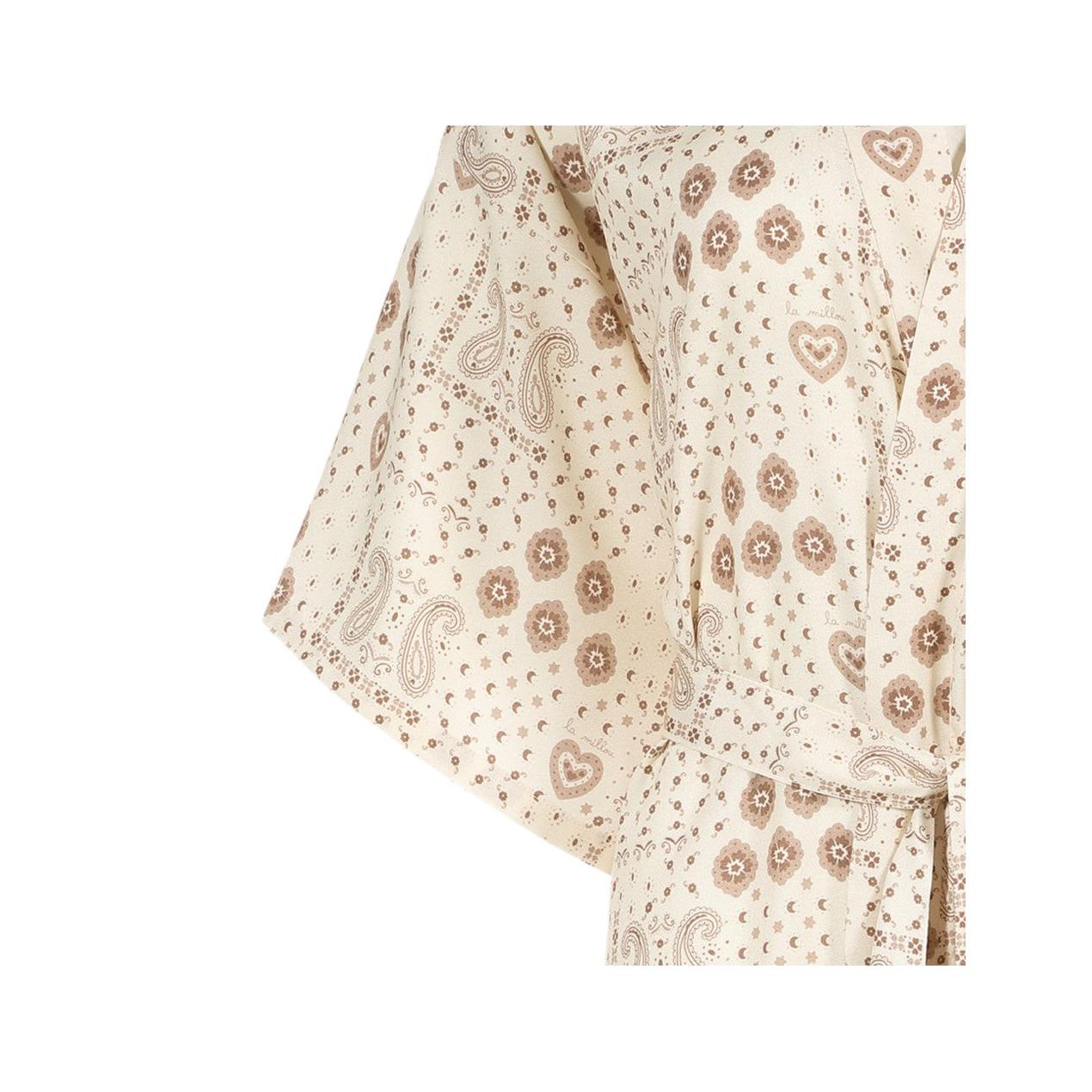 Kimono de Bambú - Bandana Crema