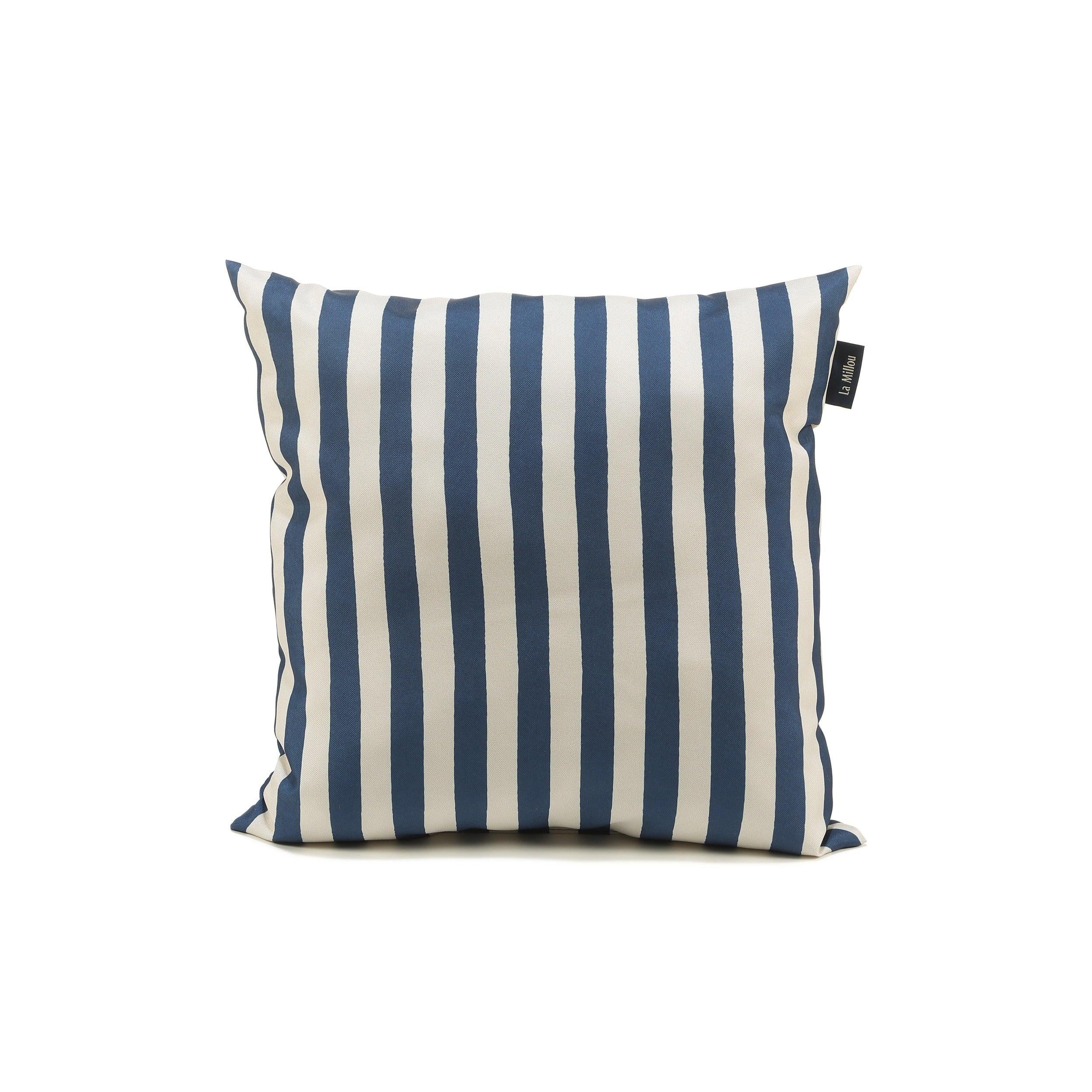 Outdoor Cushion - Navy Stripes