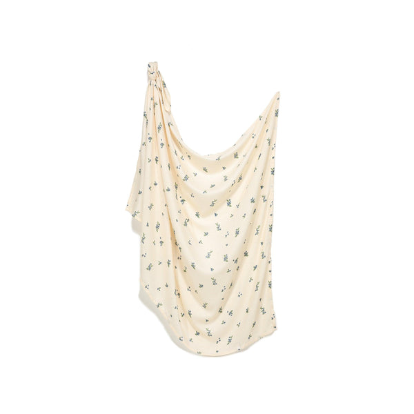 Muslin Bamboo Swaddle Blanket - Country Berry
