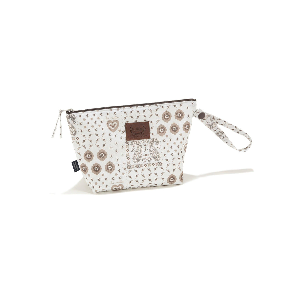 Waterproof Pencil Case - Cream Bandana