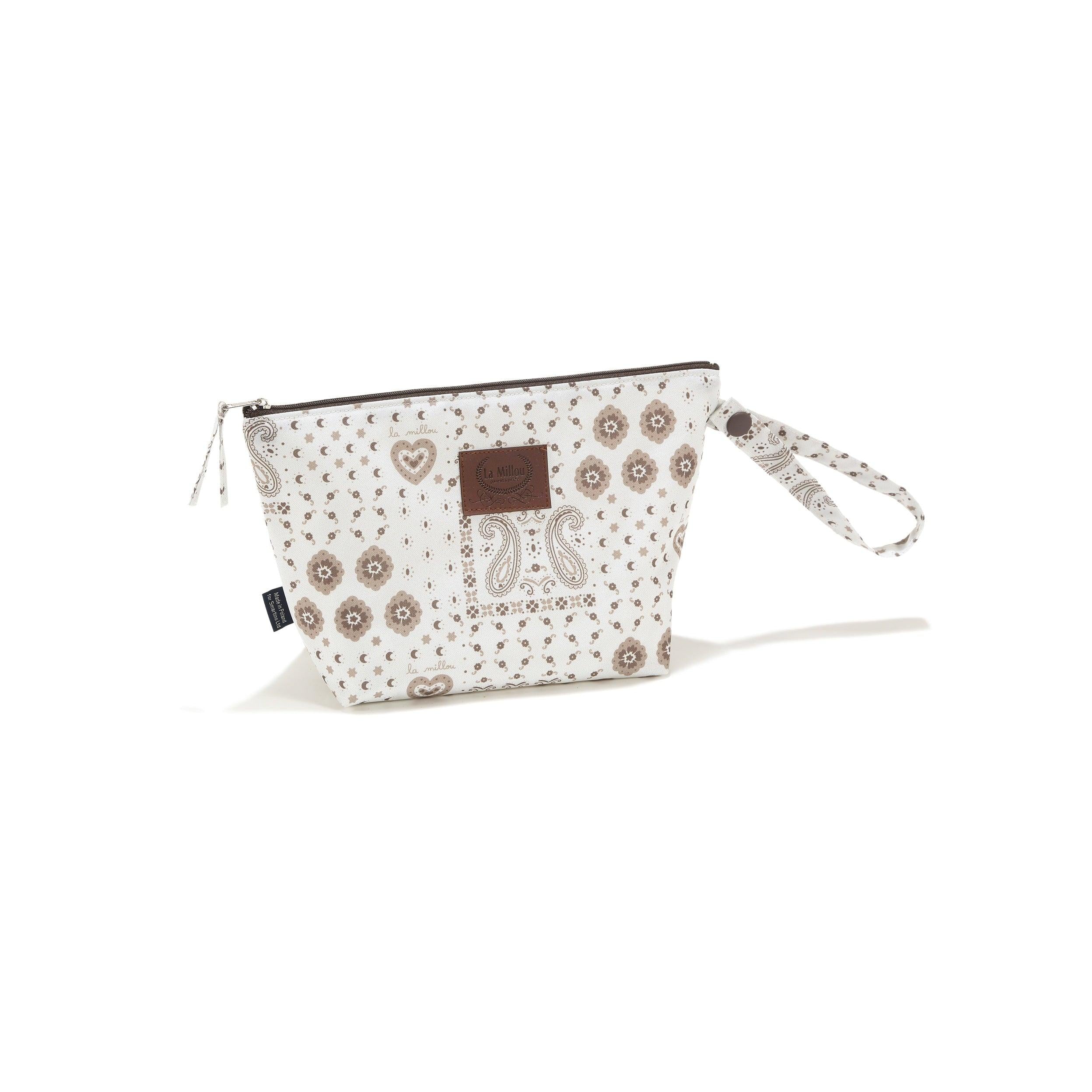 Waterproof Pencil Case - Cream Bandana