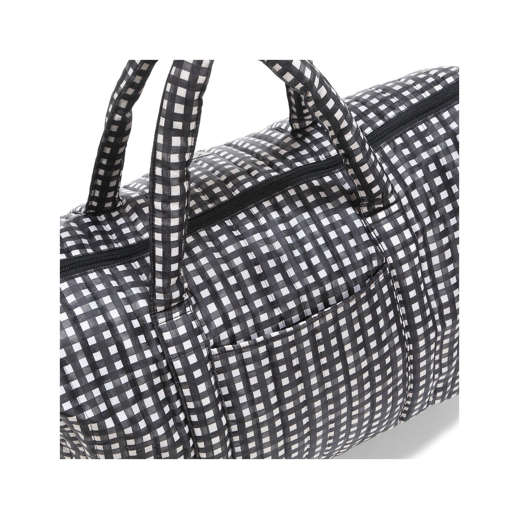 Sac Weekend Nylon - Noir Vichy