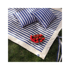 Picnic Blanket - Navy Stripes