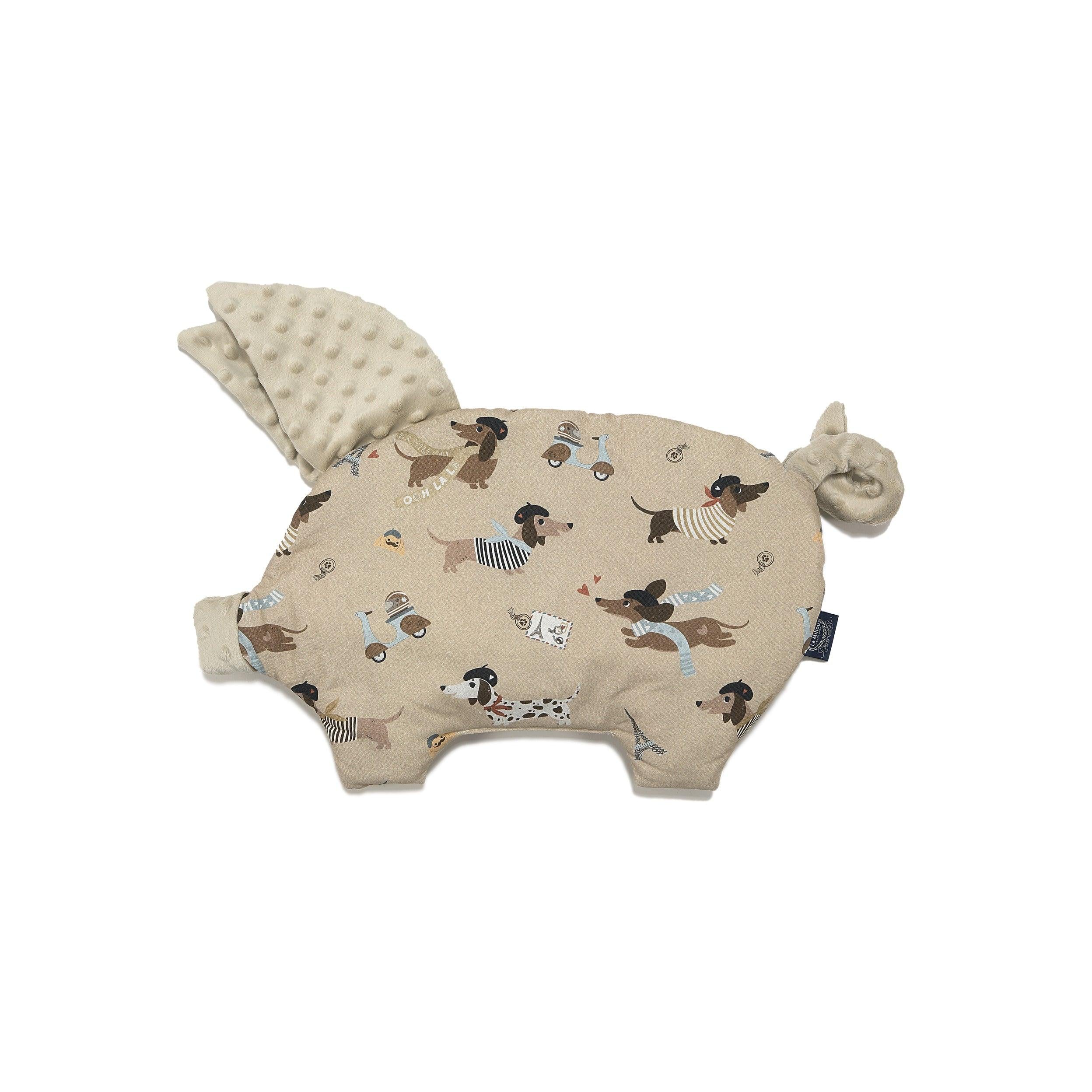 Cojín Minky Sleepy Pig - El Perro Pierre