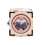 Duo Busy Board Natura Playhouse y cubo interactivo