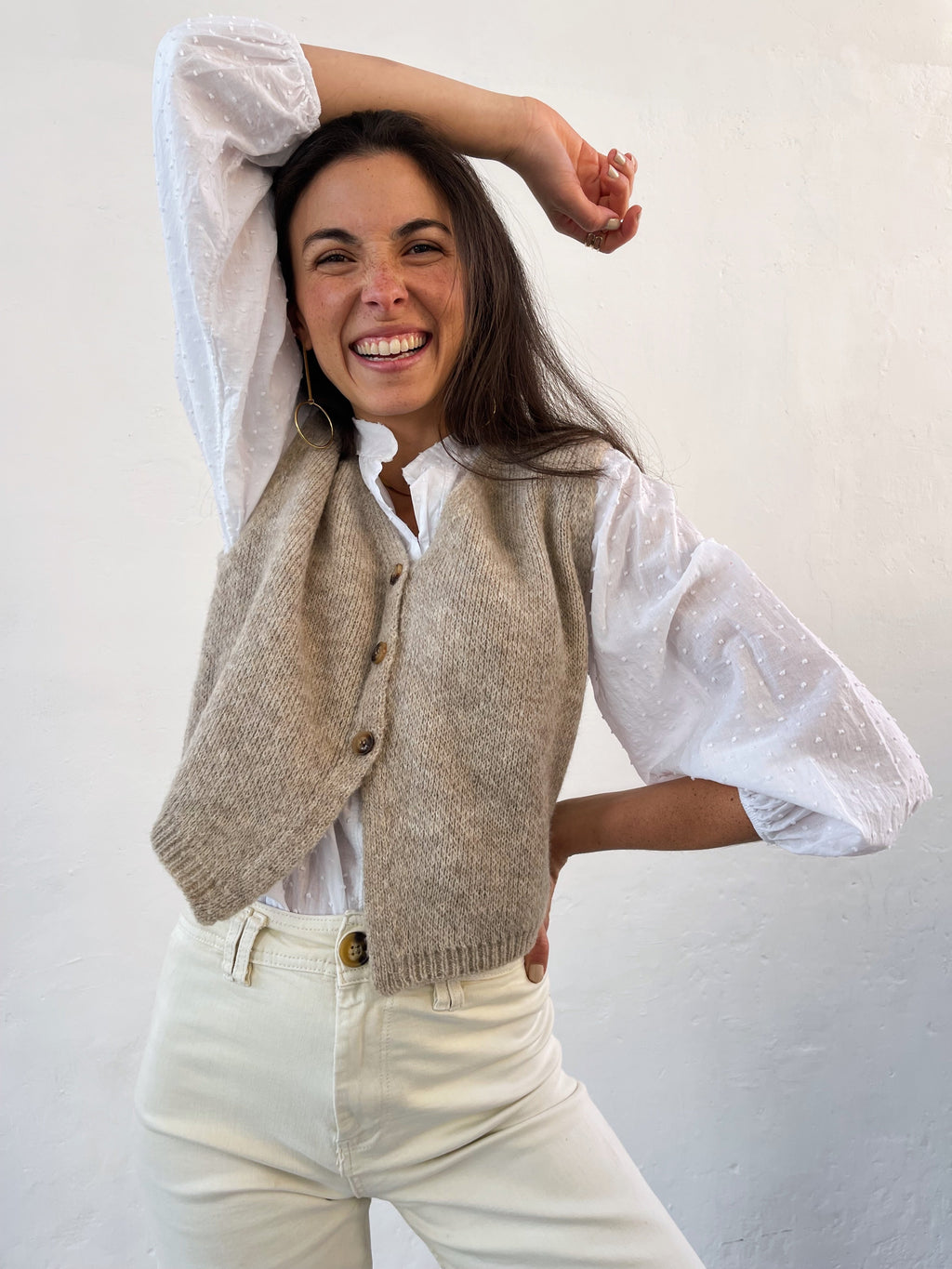 Gilet Rous Beige