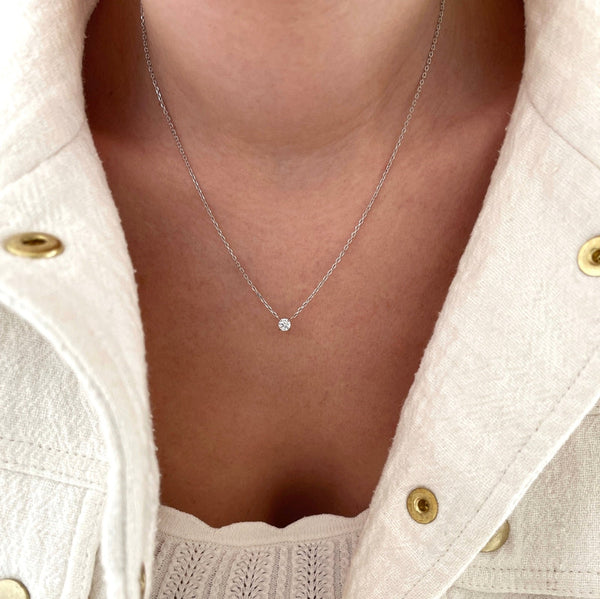 Silver “Dani” necklace-Necklaces-instant-pleasure-Instants Plaisirs | Jewelry