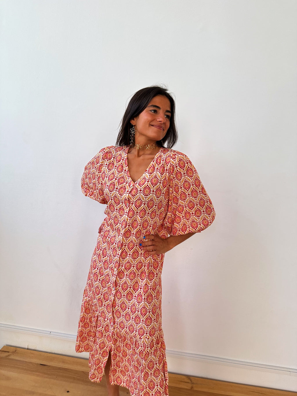 Robe Mica Grenat