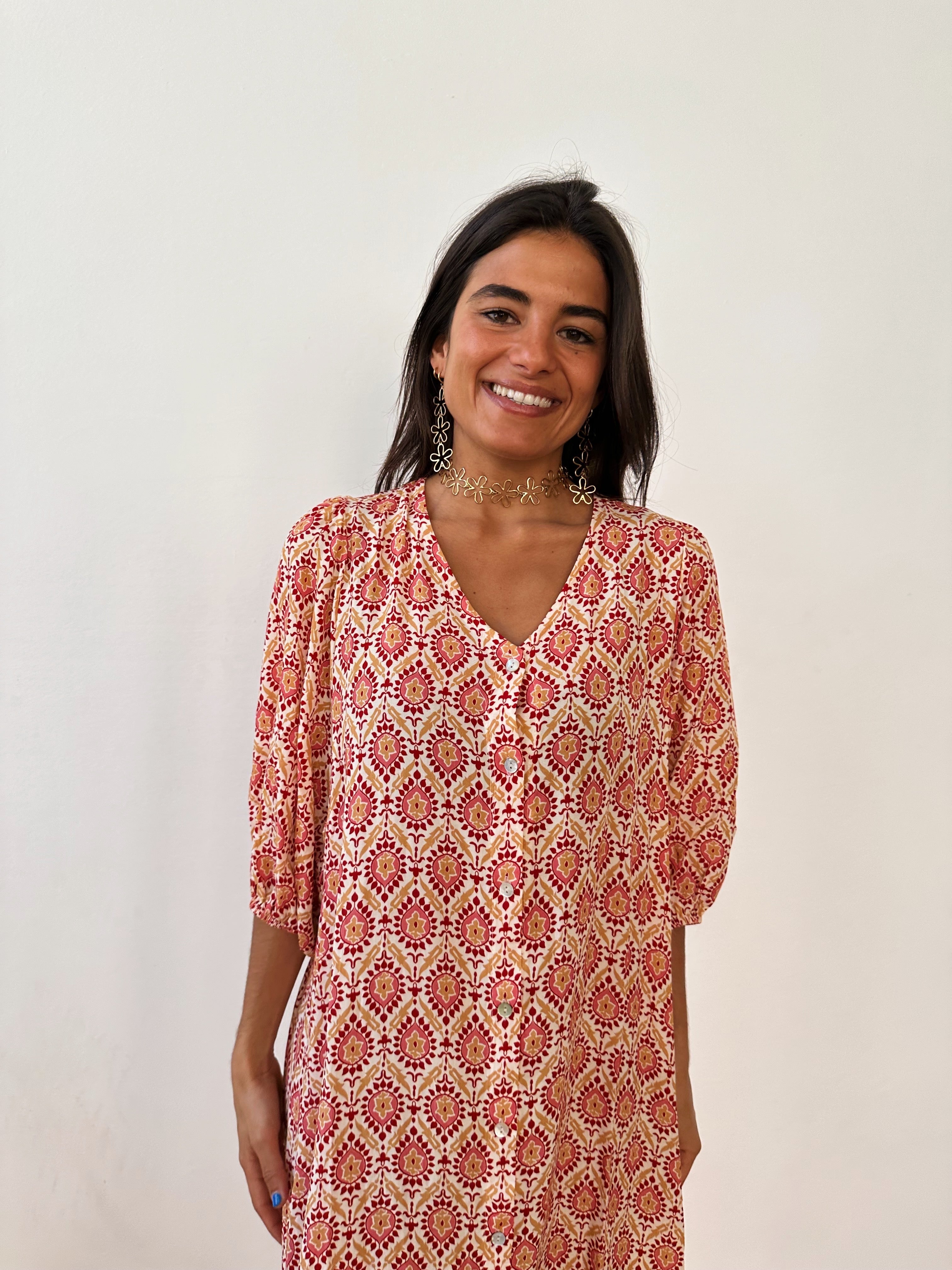 Robe Mica Grenat