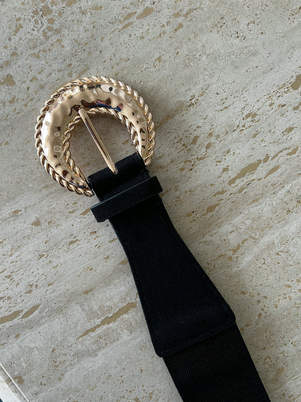 Glenne Elastic Belt - Black
