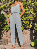 Milly Open-Back Trouser Jumpsuit