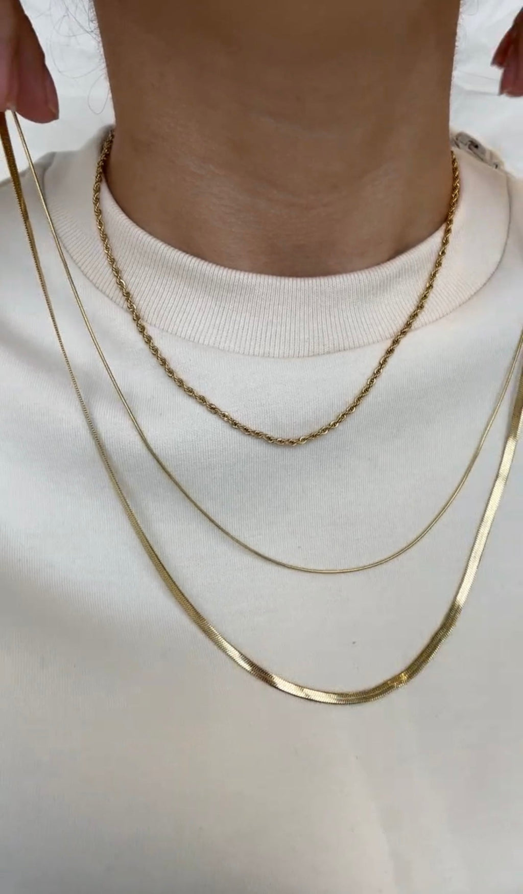 Thin Braided-halsband