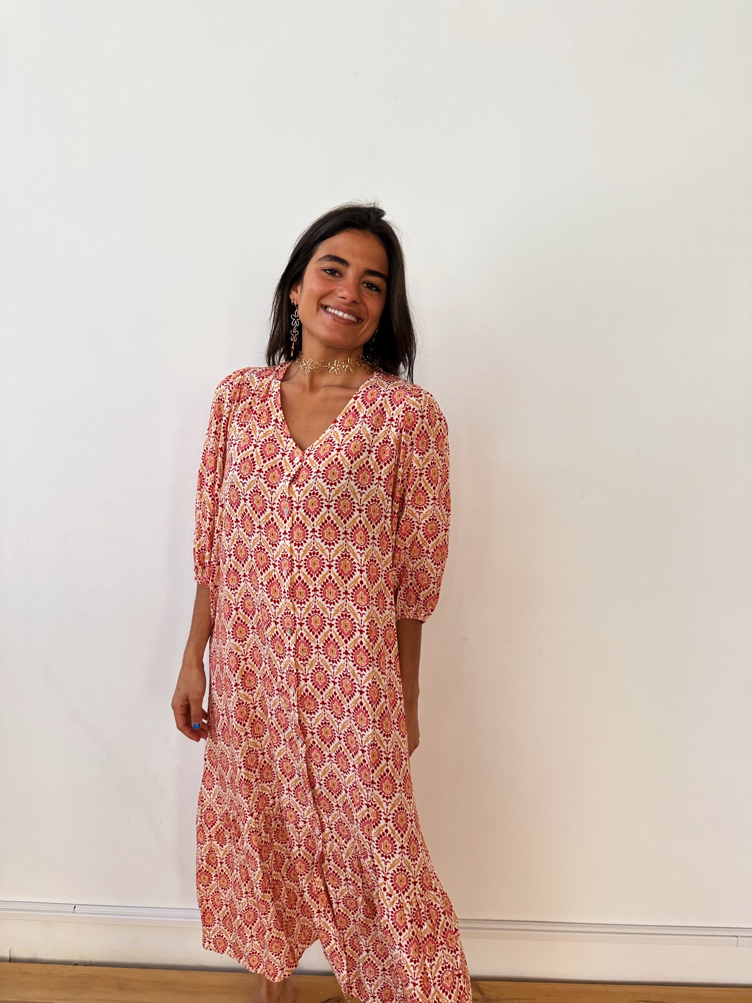 Robe Mica Grenat
