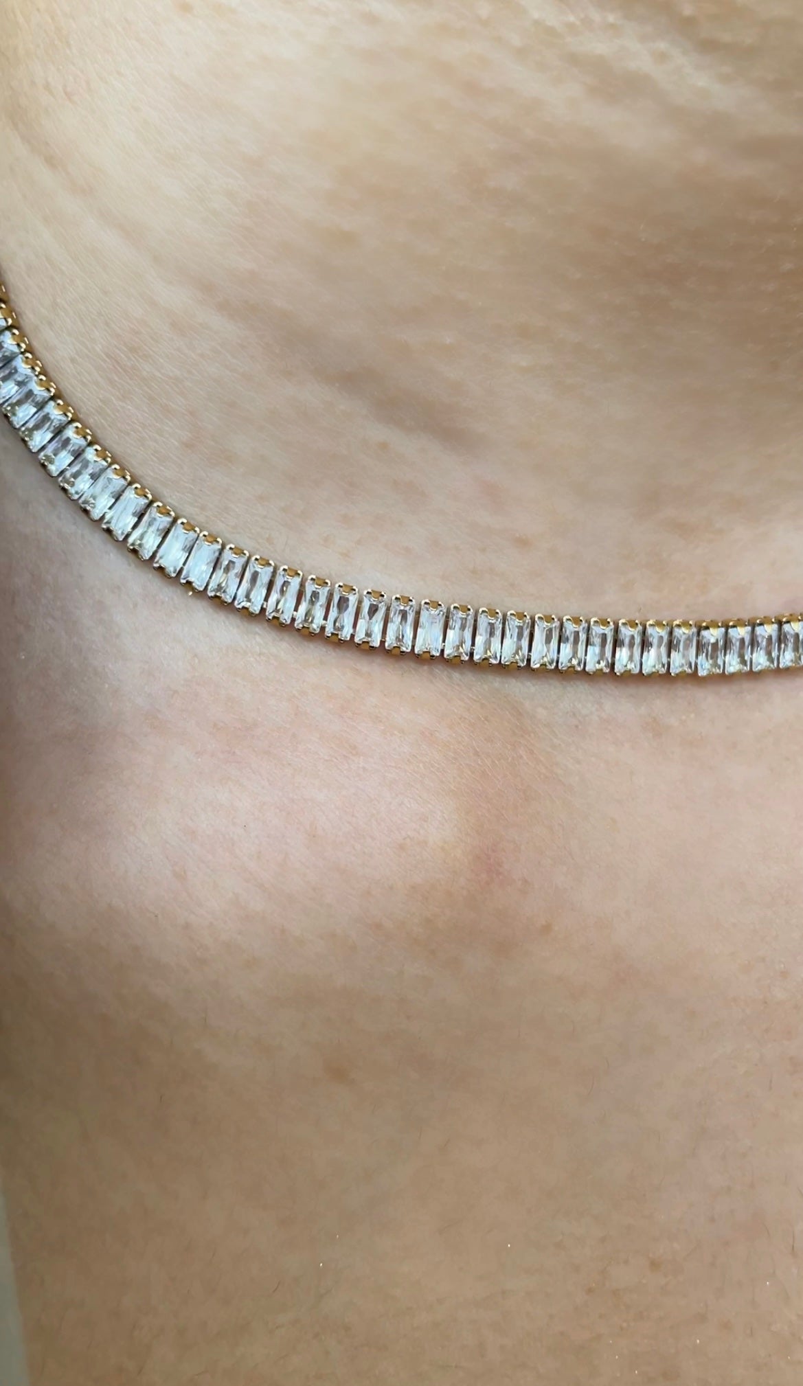 Baguette Necklace