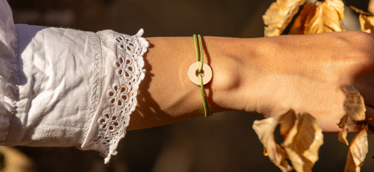Bracelet Scaph - Or Pailleté