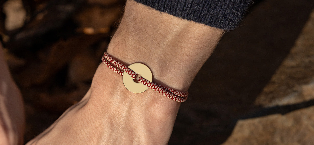 Bracelet Balise - Or Pailleté