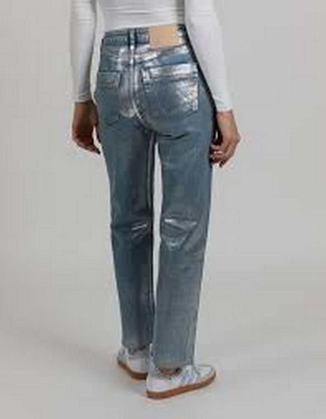 Pantalon Straight Milo Evo Coated - Silver - Femme