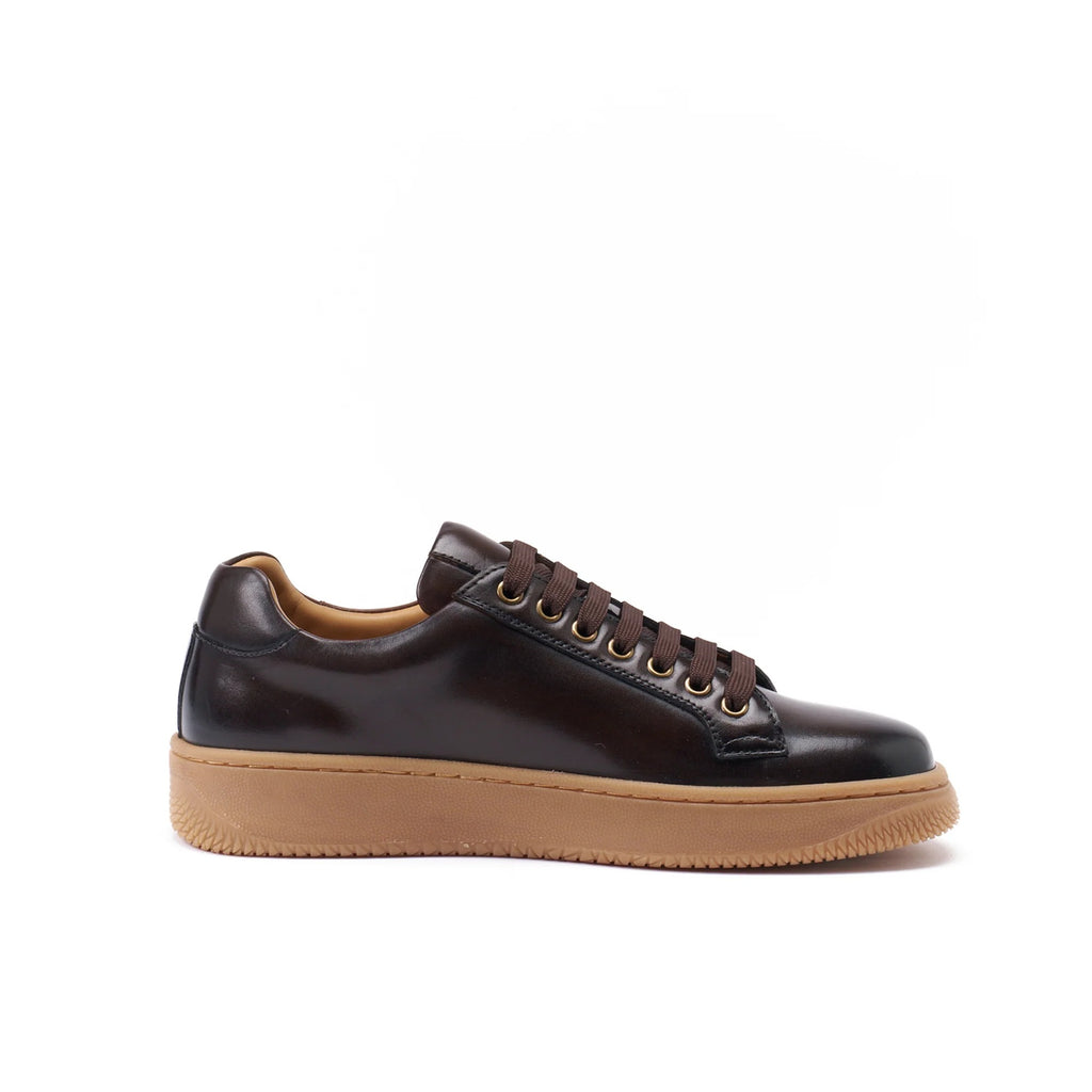 Zapatillas con cordones - Marrón oscuro - Mujer