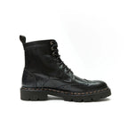 Botas Derby con punta de golf - Negro - Mujer
