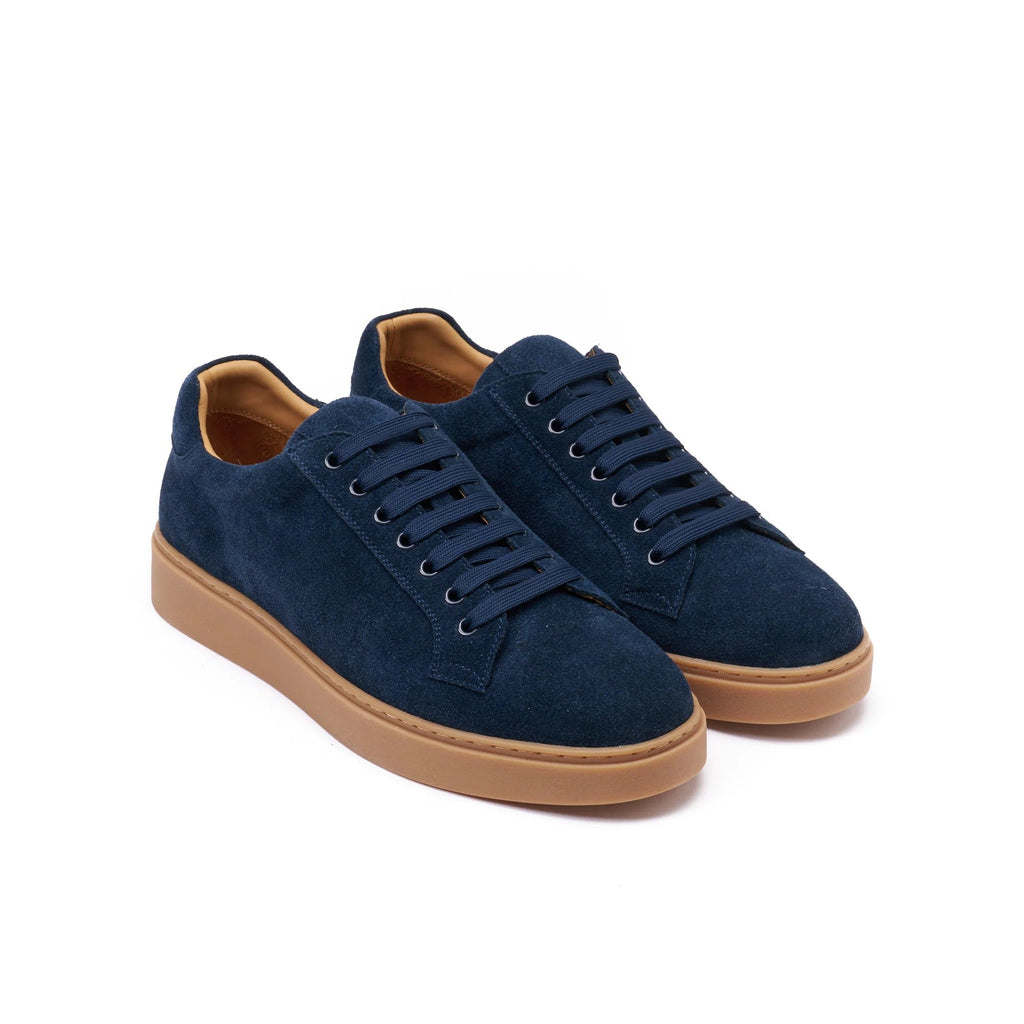 Baskets À Lacets - Bleu Marine - Homme