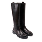 British Passport - High Boots - Dark Brown - Women's