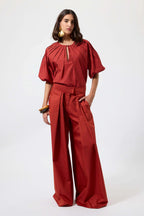 Pantalon Chloe Terracota