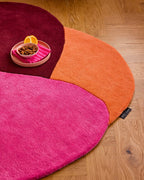 Nuage Sucré - Tapis D'Intérieur - Laine/Coton - Rose