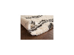Naly - Tapis Poils Longs - Motif Graphique