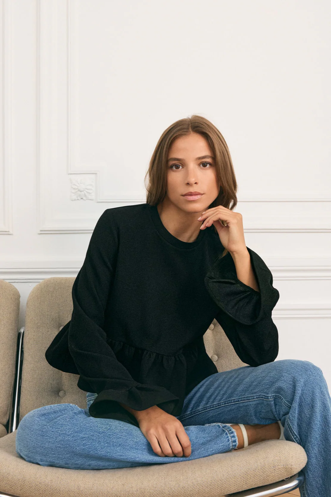 Le Rodin Blouse - Black