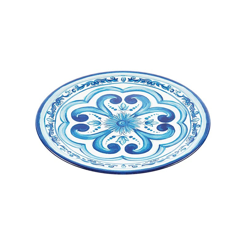 Lot De 4 Assiettes Plates - Blues