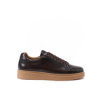 Lace-Up Trainers - Dark Brown - Men