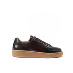 Zapatillas con cordones - Marrón oscuro - Mujer