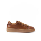 Zapatillas Con Cordones, Color Marrón Claro - Mujer