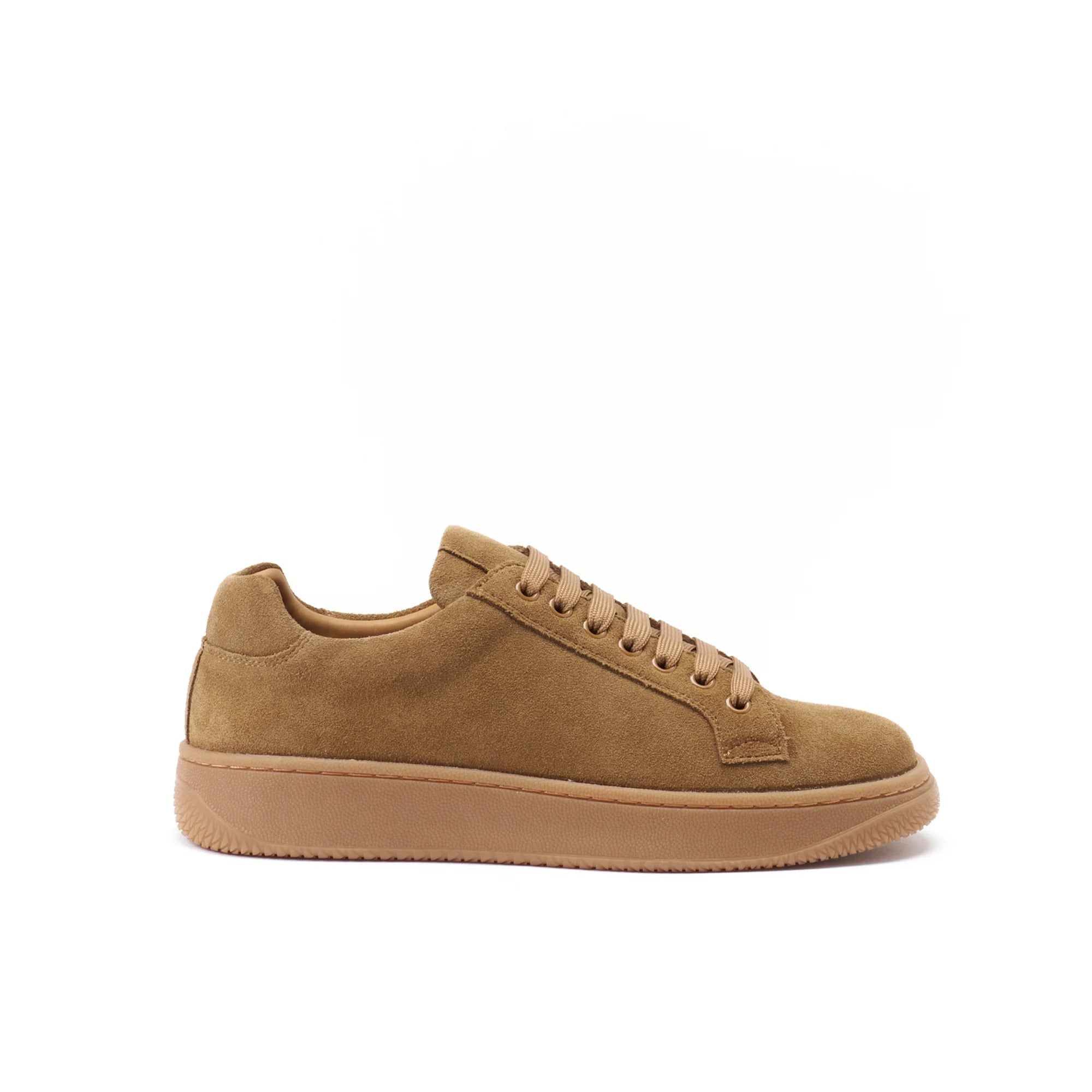 Lace-Up Trainers - Brown - Women