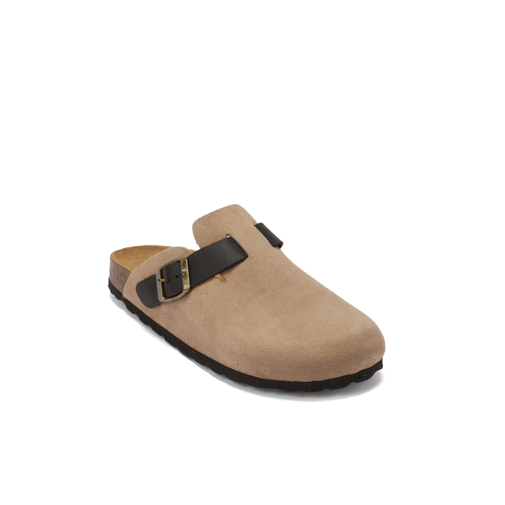 Sabots Noe Suede Taupe - Femme
