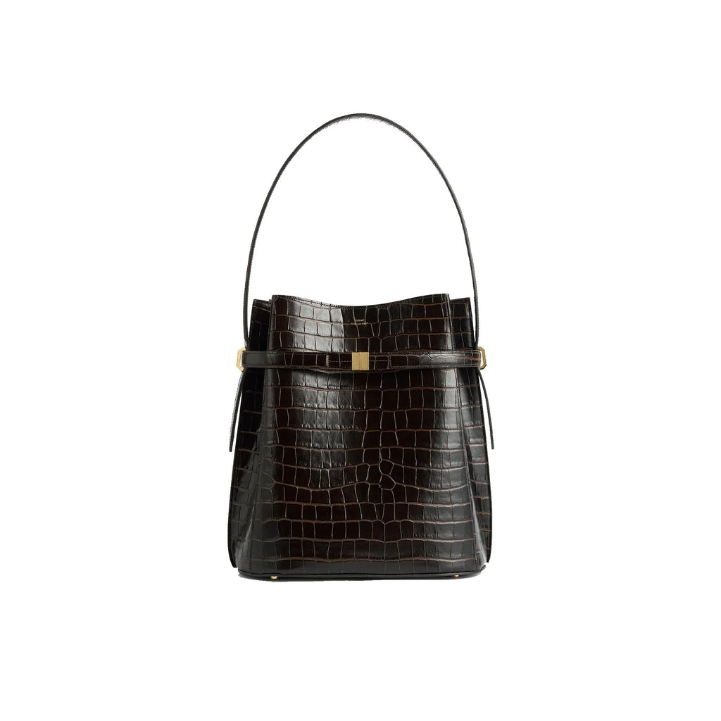Sac Toteme Croc-Embossed Bucket