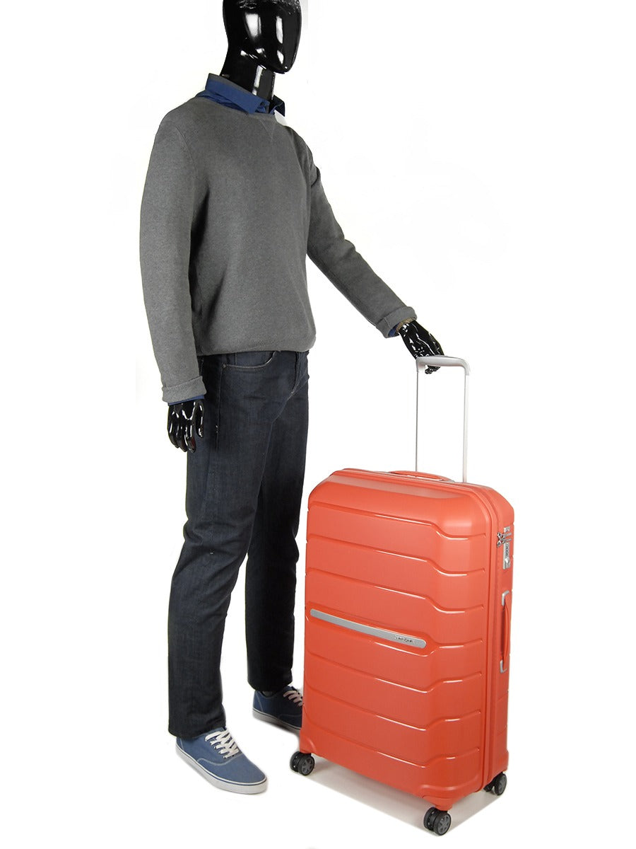 Valise Moyen Séjour Flux - Orange