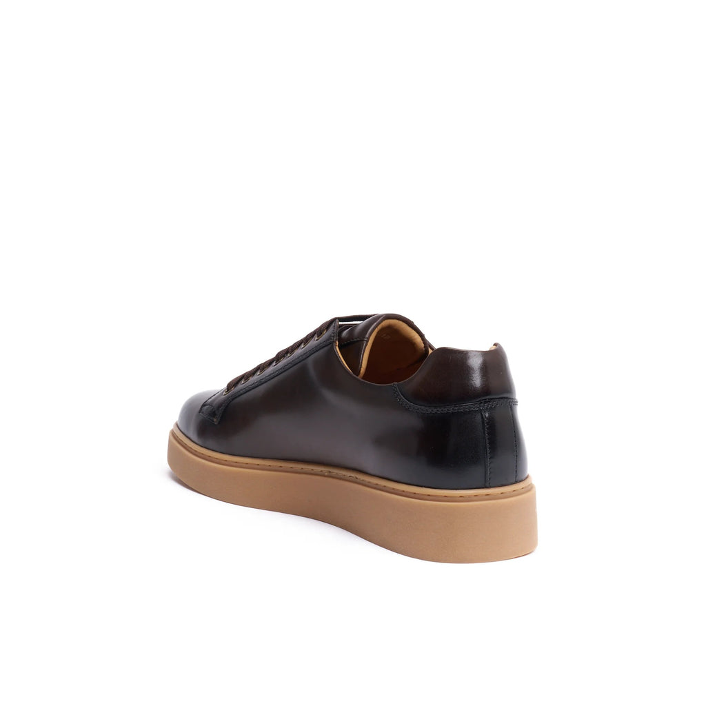 Lace-Up Trainers - Dark Brown - Men