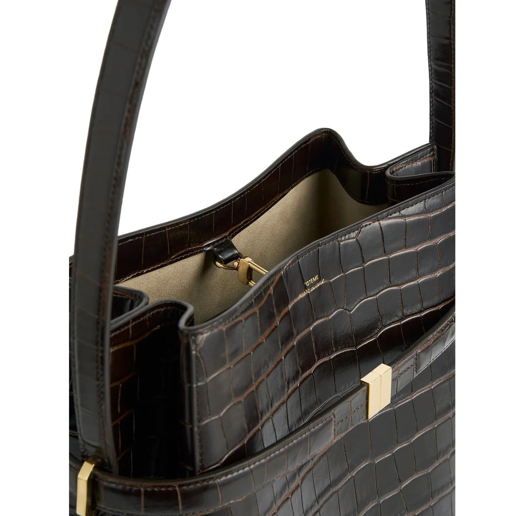 Sac Toteme Croc-Embossed Bucket