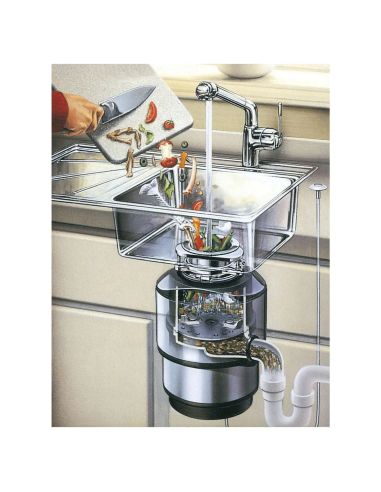Insinkerator Evolution Plus 750 Ec Køkkenkværn, 0,75 Hk